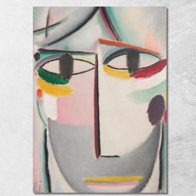 Volto Del Salvatore Alexej von Jawlensky avj42 quadro stampa su tela