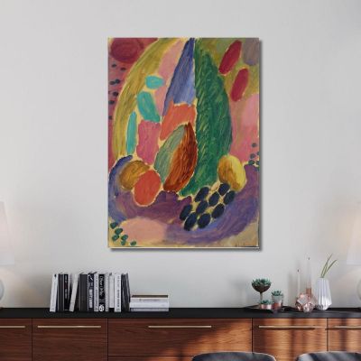 Gran Variación Alexej von Jawlensky, avj50 cuadro en lienzo