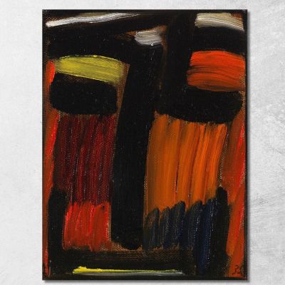 Meditazione 3 Alexej von Jawlensky avj55 quadro stampa su tela