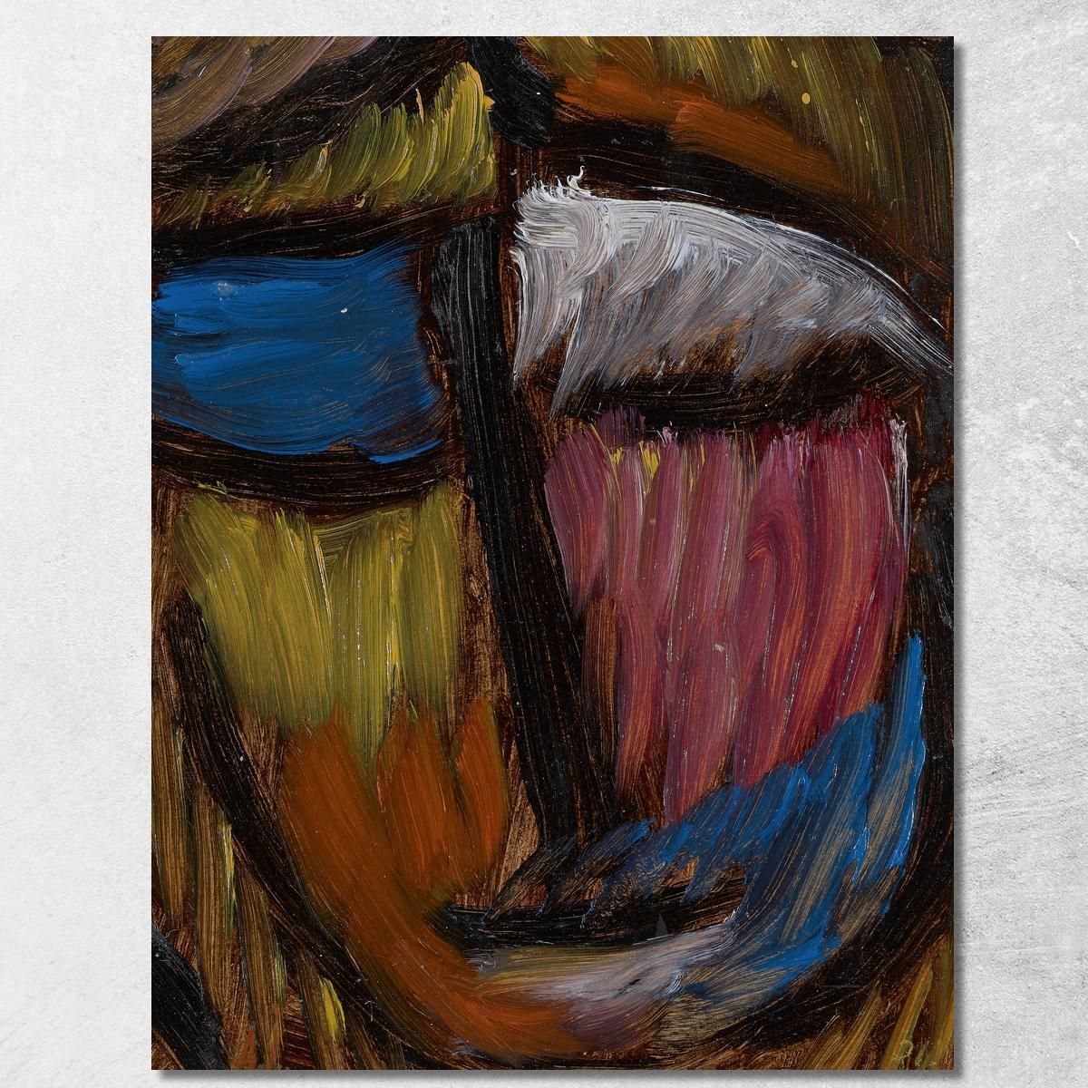 Meditazione N.30 Alexej von Jawlensky avj59 quadro stampa su tela Meditazione N.30 Alexej von Jawlensky avj59 quadro stampa su tela