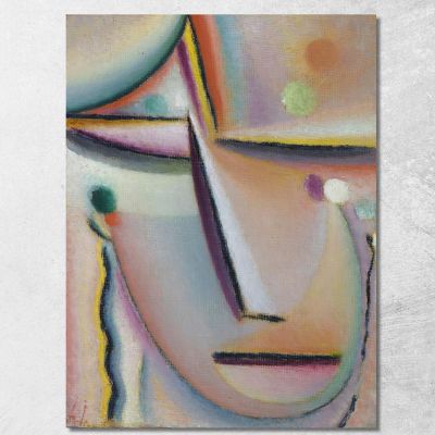 Meditazione La Preghiera Alexej von Jawlensky avj64 quadro stampa su tela