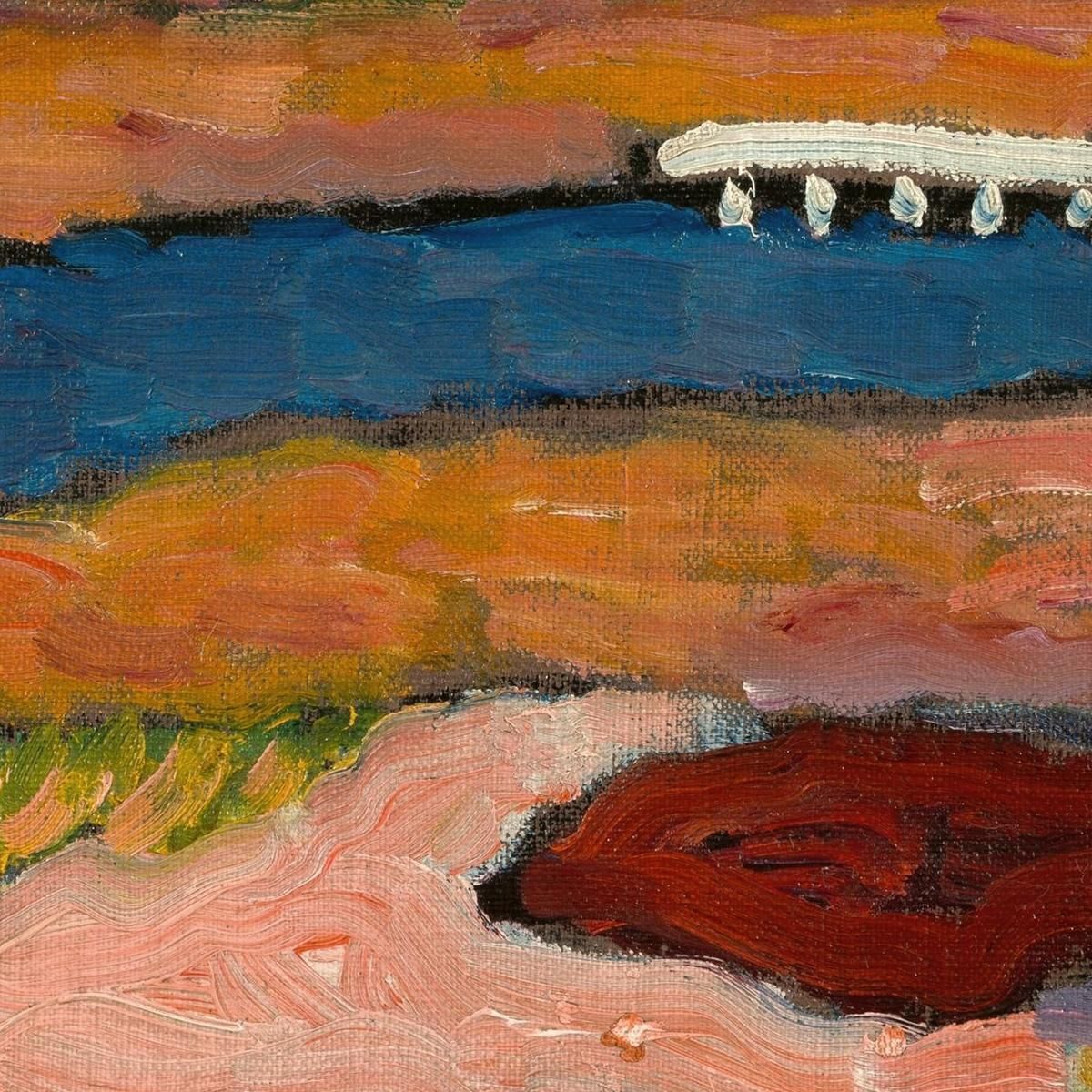 Prerow Darß Pomerania Alexej von Jawlensky avj81 quadro stampa su tela