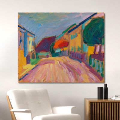 Schizzo Di Murnau Alexej von Jawlensky avj89 quadro stampa su tela