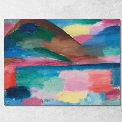 Giornata Estiva Ad Ascona Alexej von Jawlensky avj90 quadro stampa su tela