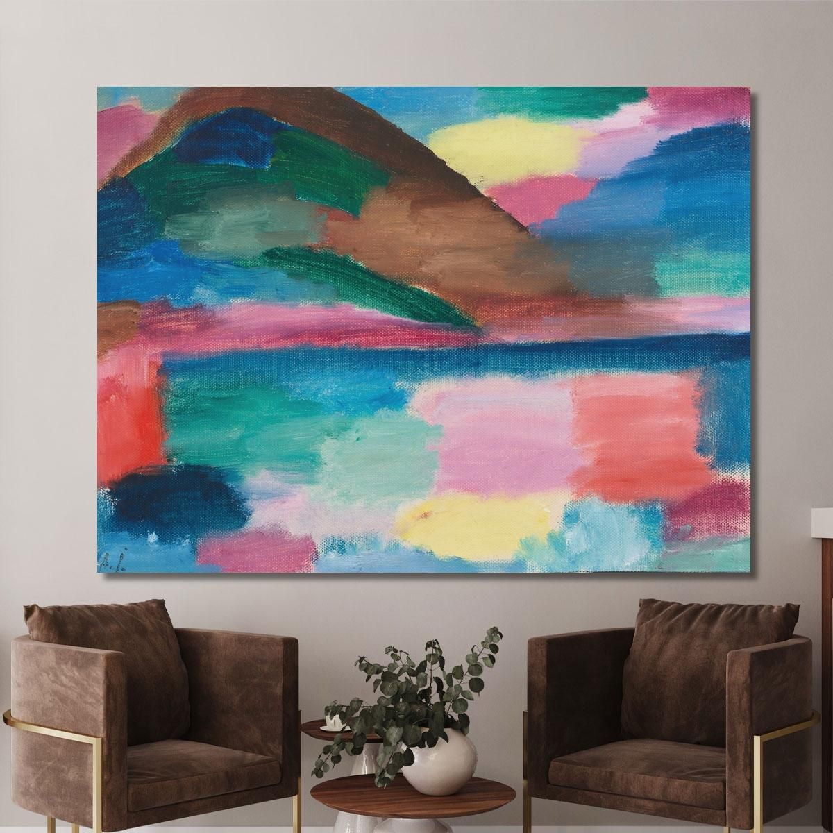 Giornata Estiva Ad Ascona Alexej von Jawlensky avj90 quadro stampa su tela