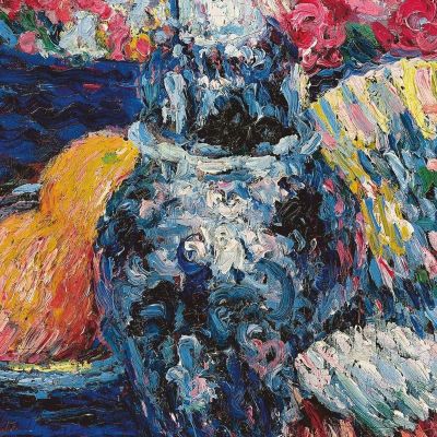 Natura Morta Con Fiori E Frutti Alexej von Jawlensky avj103 quadro stampa su tela