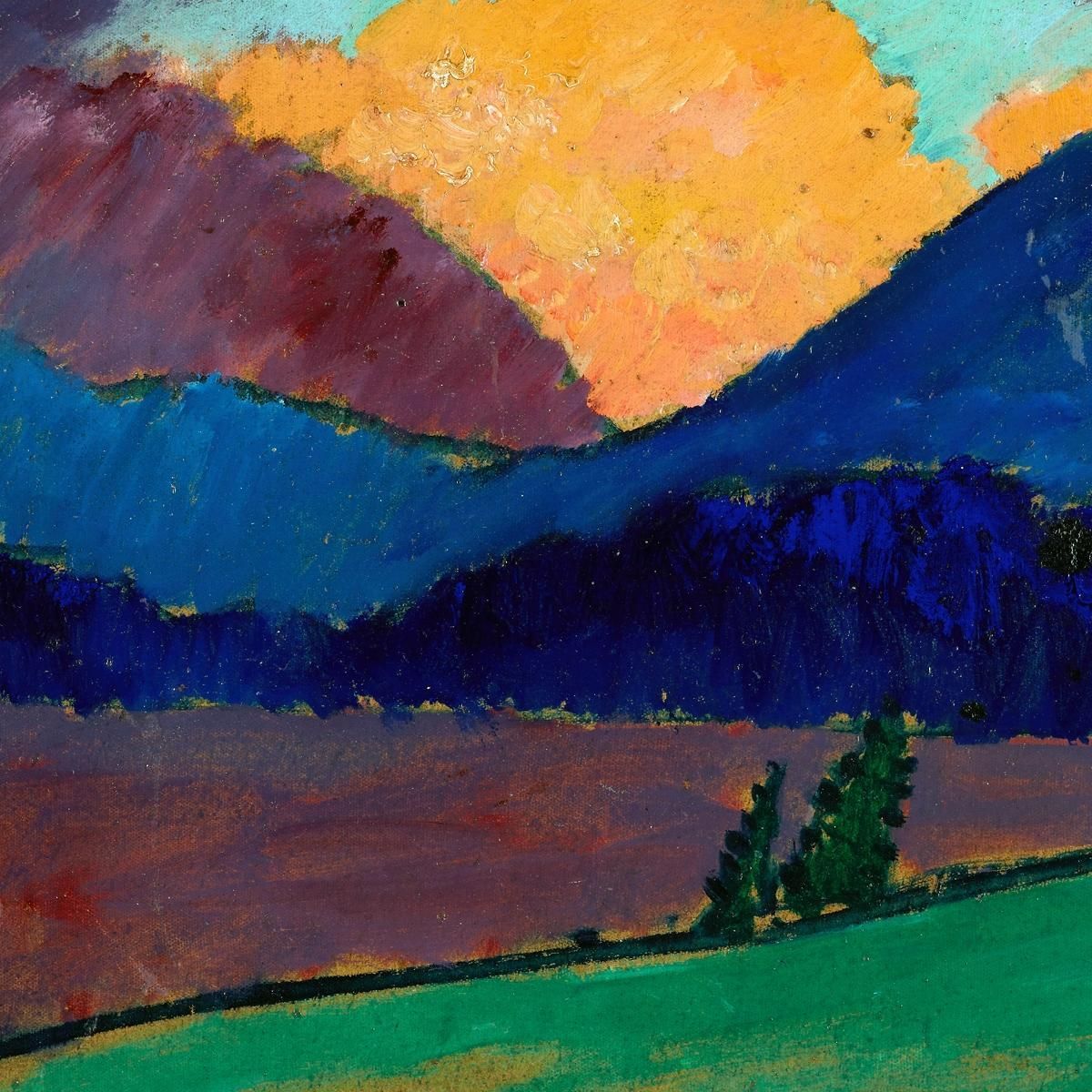 Serata Estiva A Murnau Alexej von Jawlensky avj111 quadro stampa su tela