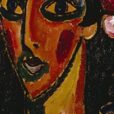 La Mantiglia Blu Alexej von Jawlensky avj114 quadro stampa su tela