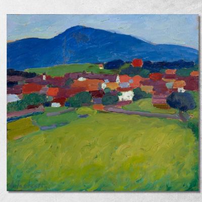 Il Villaggio Di Murnau Alexej von Jawlensky avj118 quadro stampa su tela