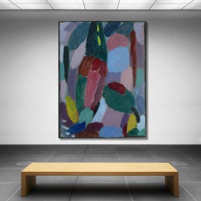 Variazione Crepuscolo Alexej von Jawlensky avj125 quadro stampa su tela