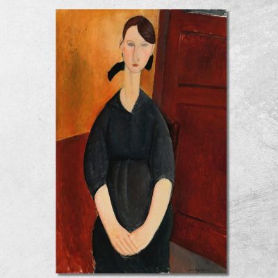 Ritratto Di Paulette Jourdain Amedeo Modigliani amd63 quadro stampa su tela