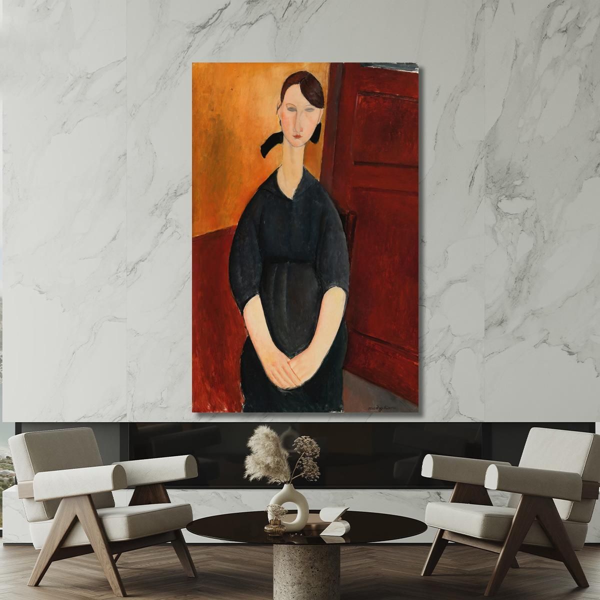 Ritratto Di Paulette Jourdain Amedeo Modigliani amd63 quadro stampa su tela