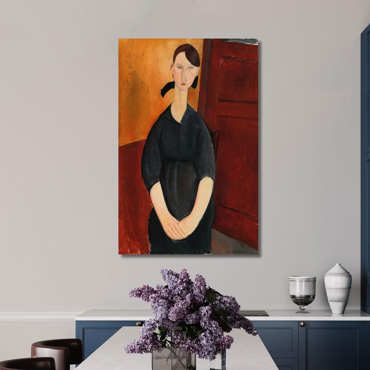 Ritratto Di Paulette Jourdain Amedeo Modigliani amd63 quadro stampa su tela