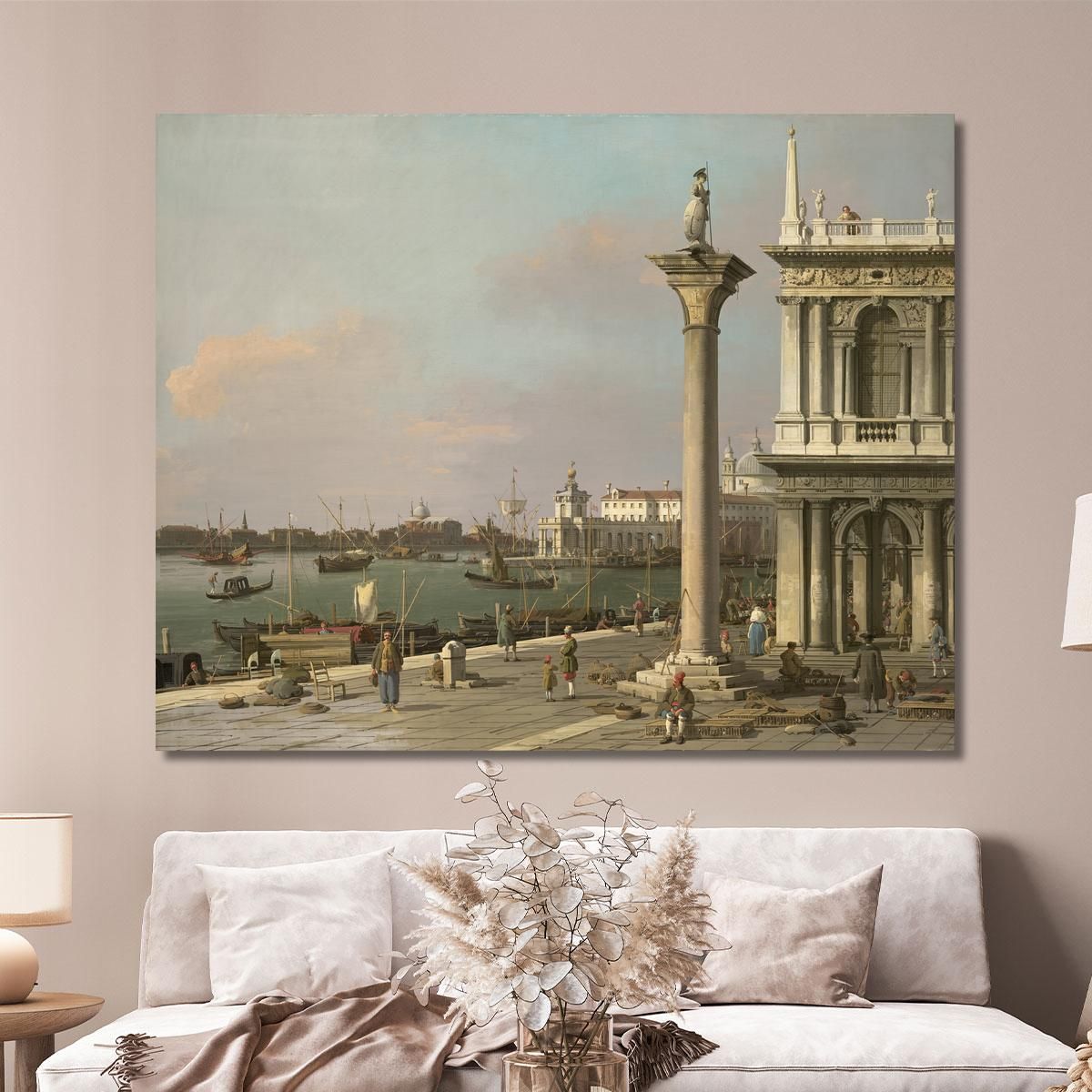 Bacino Di S. Marco- From The Piazzetta Canaletto cnl6 quadro stampa su tela