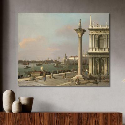 Bacino Di S. Marco- From The Piazzetta Canaletto cnl6 quadro stampa su tela