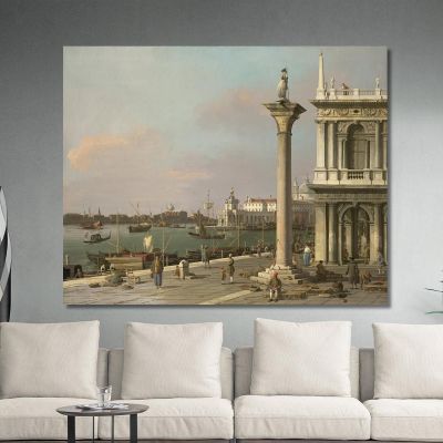 Bacino Di S. Marco- From The Piazzetta Canaletto cnl6 quadro stampa su tela