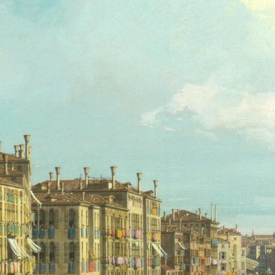 Una Regata Sul Canal Grande Canaletto cnl11 quadro stampa su tela