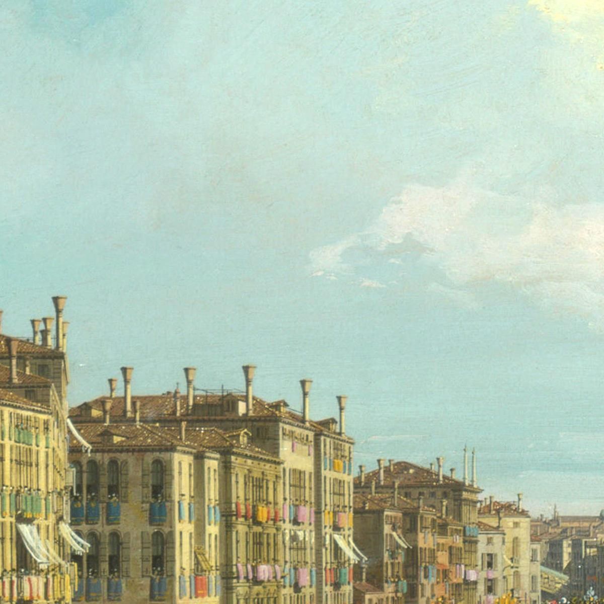 Una Regata Sul Canal Grande Canaletto cnl11 quadro stampa su tela