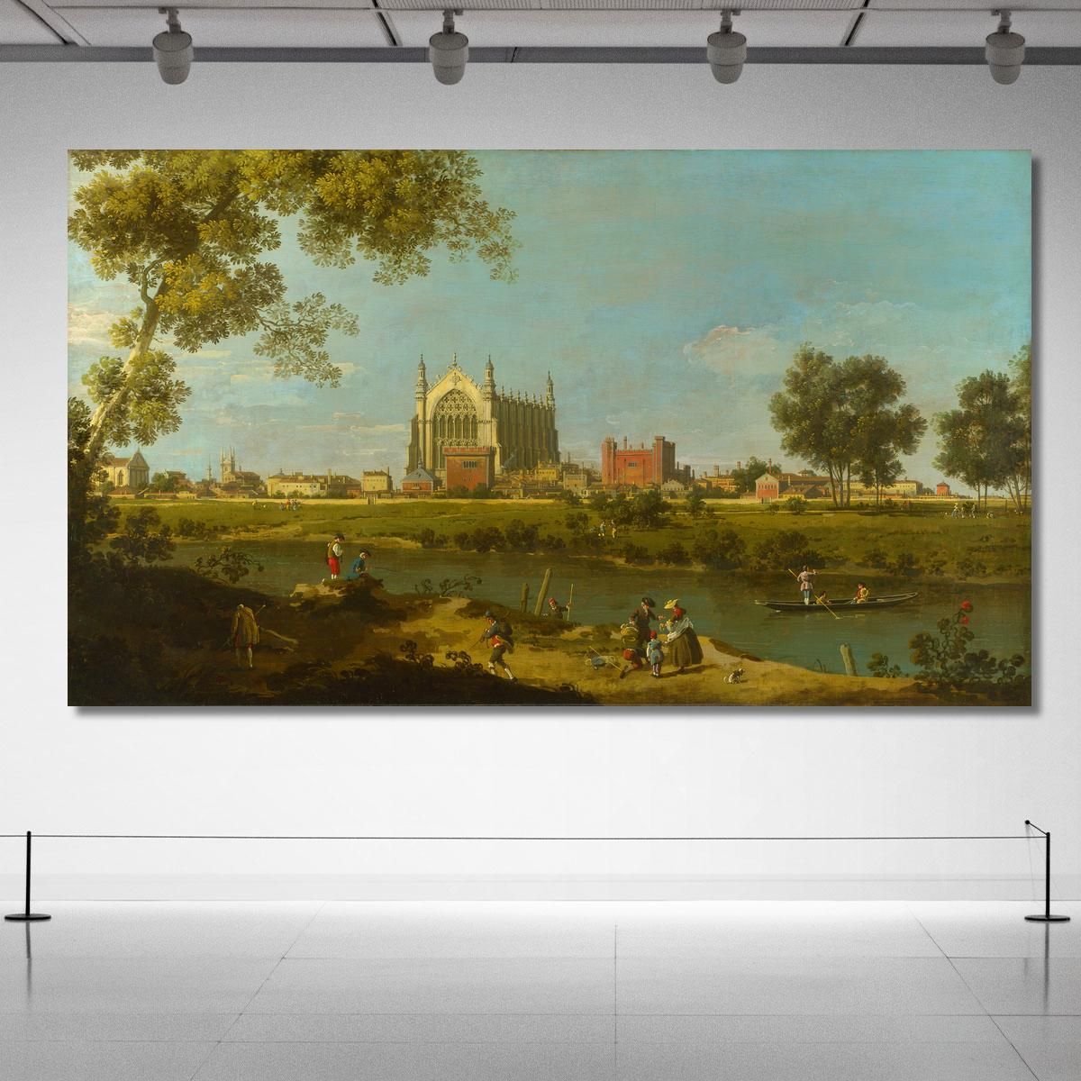 Eton College Canaletto cnl12 quadro stampa su tela