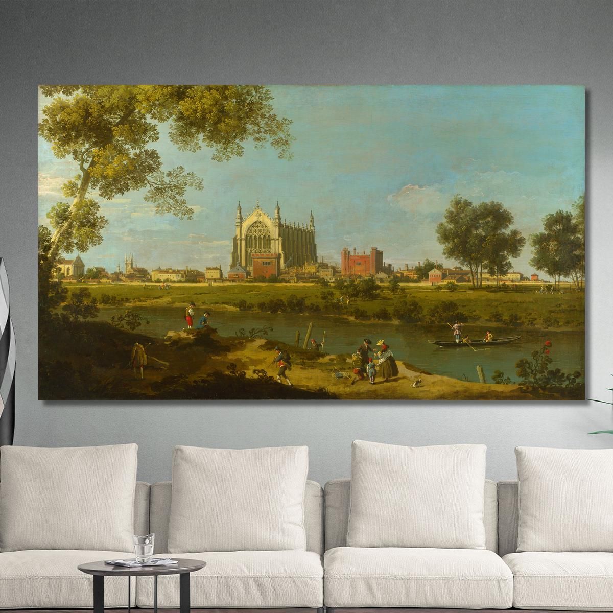 Eton College Canaletto cnl12 quadro stampa su tela