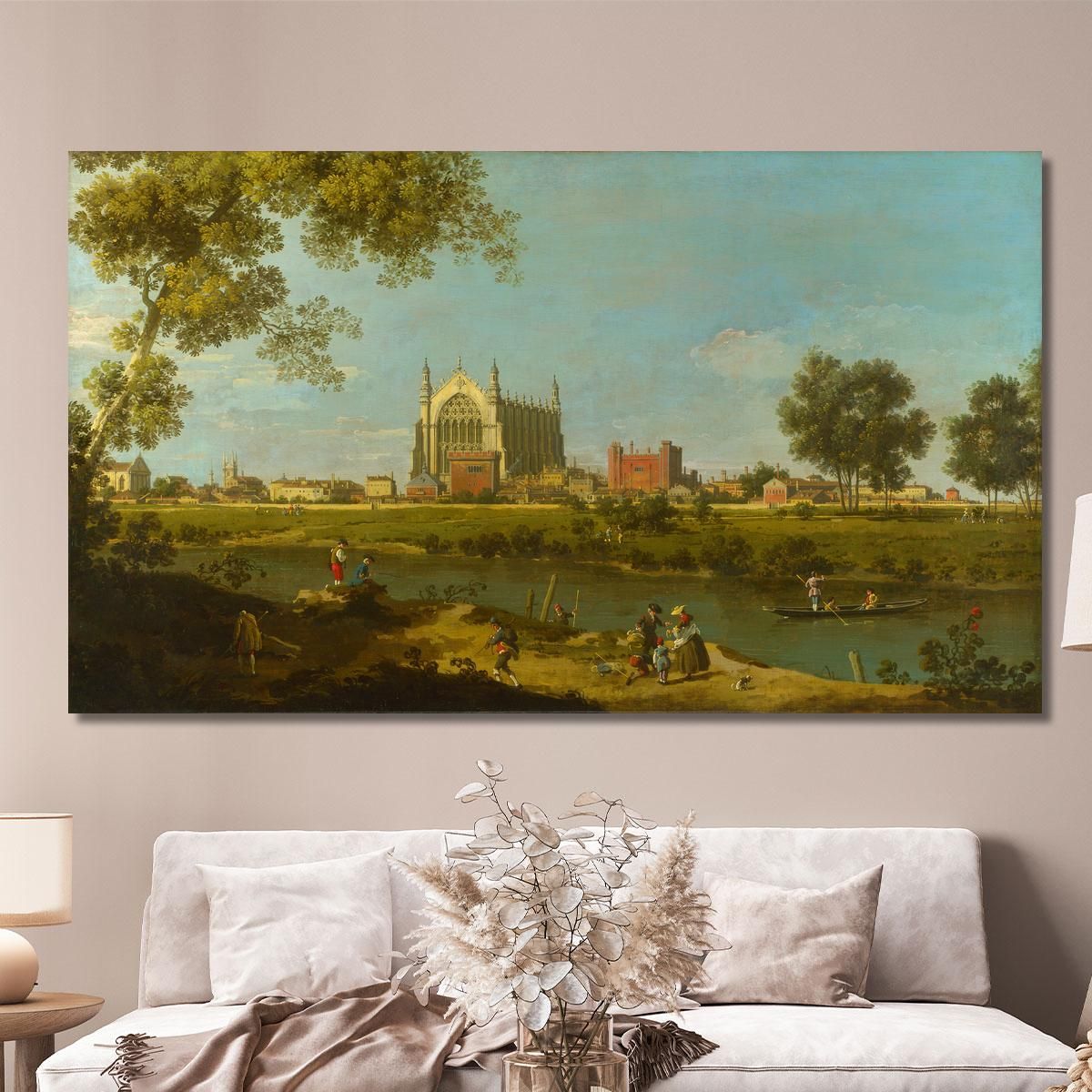 Eton College Canaletto cnl12 quadro stampa su tela