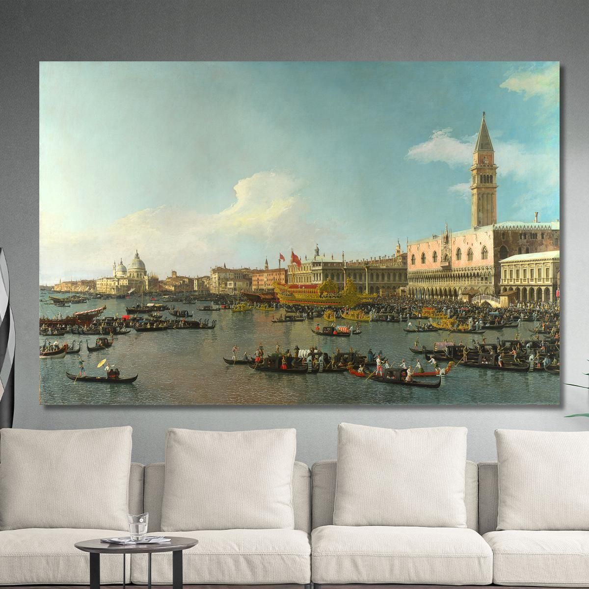 Il Bacino Di San Marco Nel Giorno Dell'Ascensione Canaletto cnl16 quadro stampa su tela