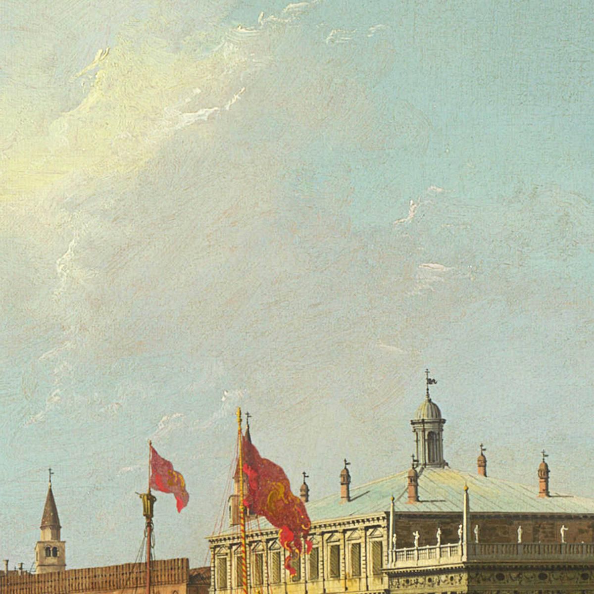 Il Bacino Di San Marco Nel Giorno Dell'Ascensione Canaletto cnl16 quadro stampa su tela