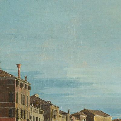 Il Canal Grande Con S. Simeone Piccolo Canaletto cnl19 quadro stampa su tela