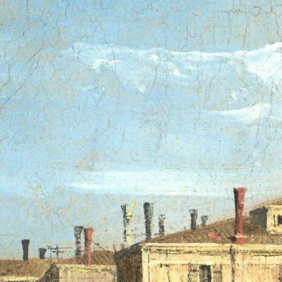 Il Canal Grande Di Fronte A Santa Croce Canaletto cnl28 quadro stampa su tela
