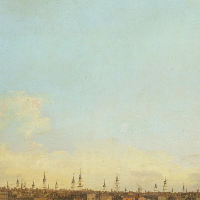 Il Tamigi Da Somerset House Terrace Verso La Città Canaletto cnl33 quadro stampa su tela