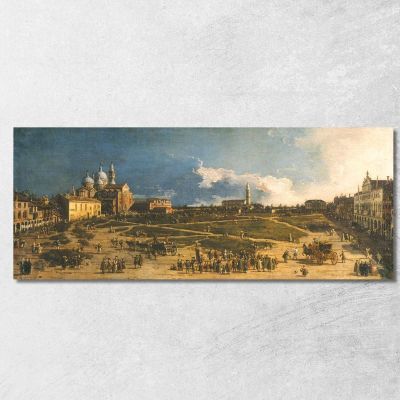 Prà Della Valle In Padua Canaletto cnl37 quadro stampa su tela