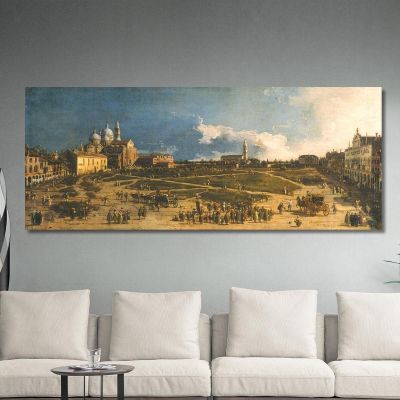 Prà Della Valle In Padua Canaletto cnl37 quadro stampa su tela