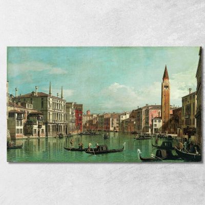 Il Canal Grande Venezia Guardando Sud-Est Con Il Campo Della Carità A Destra Canaletto cnl50 quadro stampa su tela