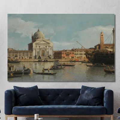 Una Veduta Delle Chiese Del Redentore E Di San Giacomo Canaletto cnl56 quadro stampa su tela