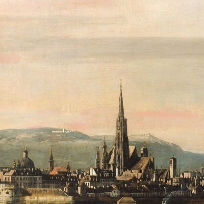 Vienna Vista Dal Palazzo Del Belvedere Canaletto cnl70 quadro stampa su tela