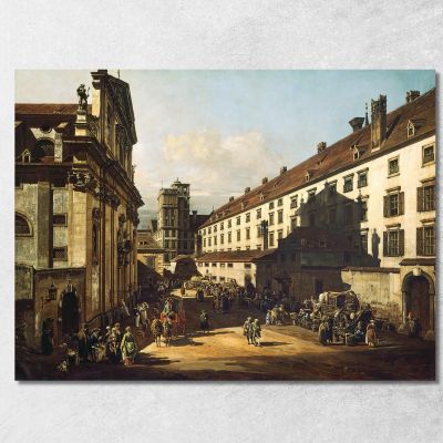 Chiesa Domenicana Di Vienna Canaletto cnl71 quadro stampa su tela