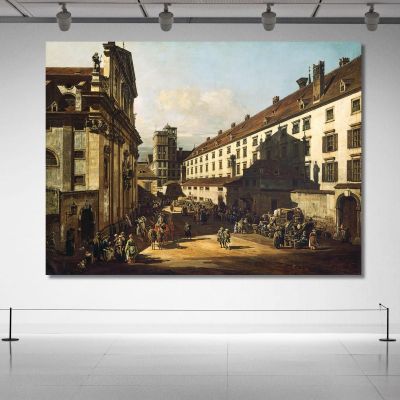 Chiesa Domenicana Di Vienna Canaletto cnl71 quadro stampa su tela