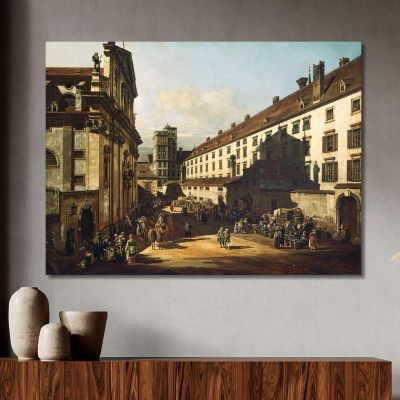 Chiesa Domenicana Di Vienna Canaletto cnl71 quadro stampa su tela