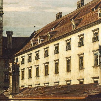 Chiesa Domenicana Di Vienna Canaletto cnl71 quadro stampa su tela