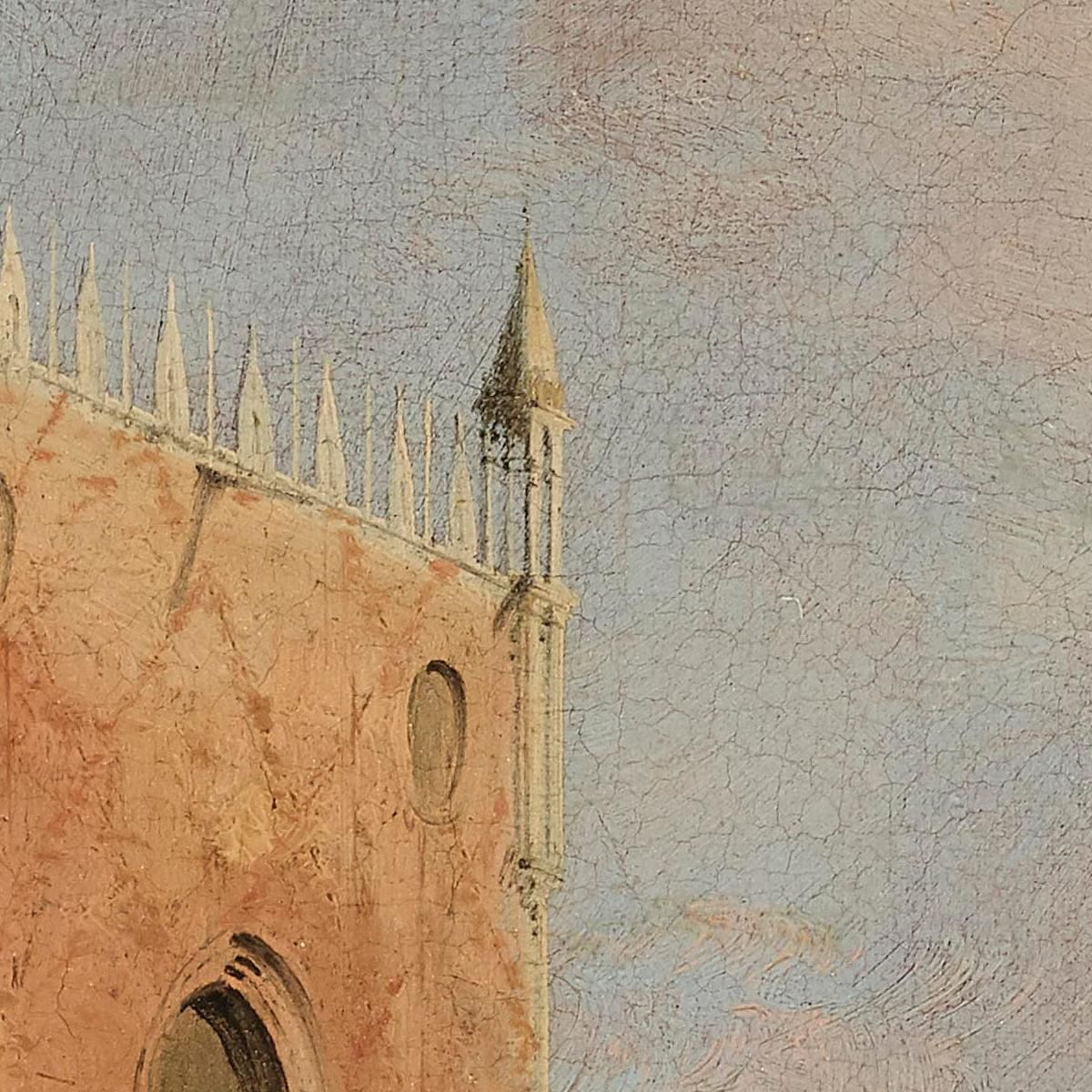 Vista Della Piazzetta San Marco Guardando Verso Sud Canaletto cnl74 quadro stampa su tela