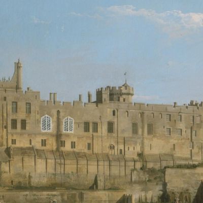 Castello Di Warwick Canaletto cnl77 quadro stampa su tela