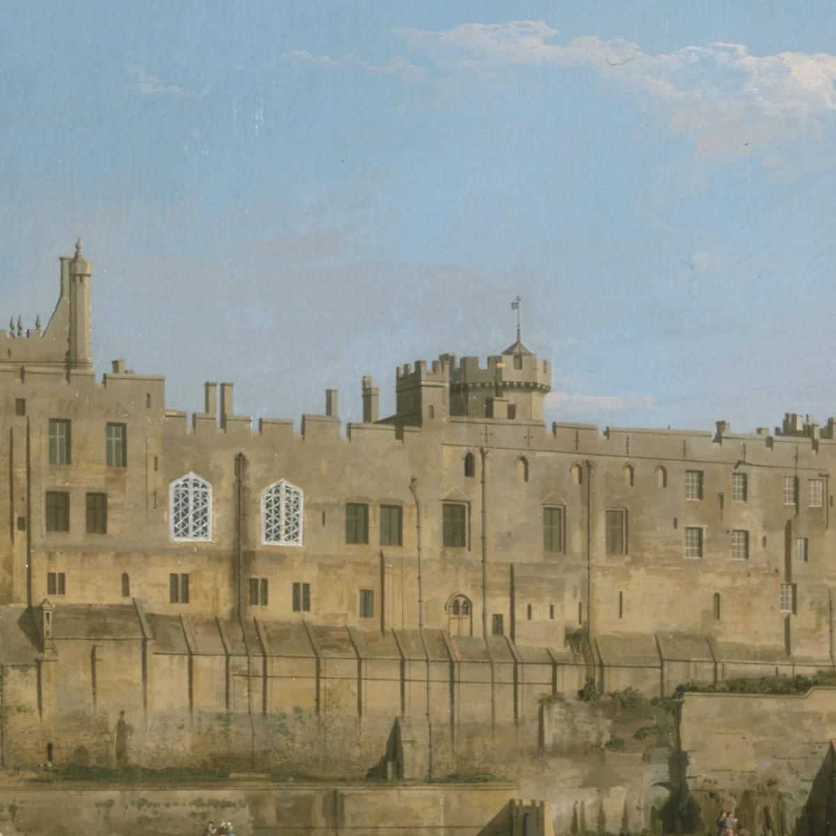 Castello Di Warwick Canaletto cnl77 quadro stampa su tela