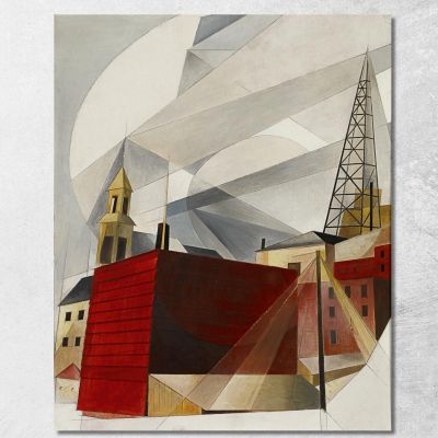 Lancaster Charles Demuth cdm28 quadro stampa su tela