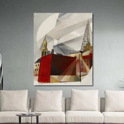 Lancaster Charles Demuth cdm28 quadro stampa su tela