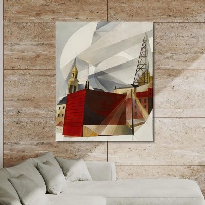 Lancaster Charles Demuth cdm28 quadro stampa su tela