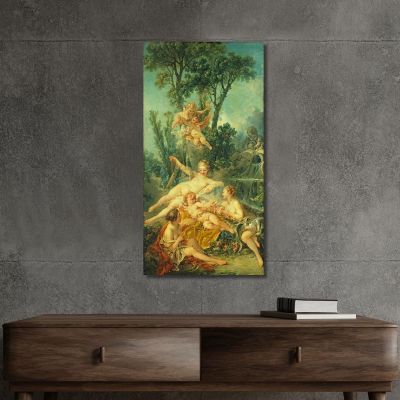 Cupidon En Captivité François Boucher, fbc21 tableau impression sur toile
