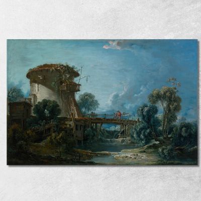 La Colombaia François Boucher fbc91 quadro stampa su tela
