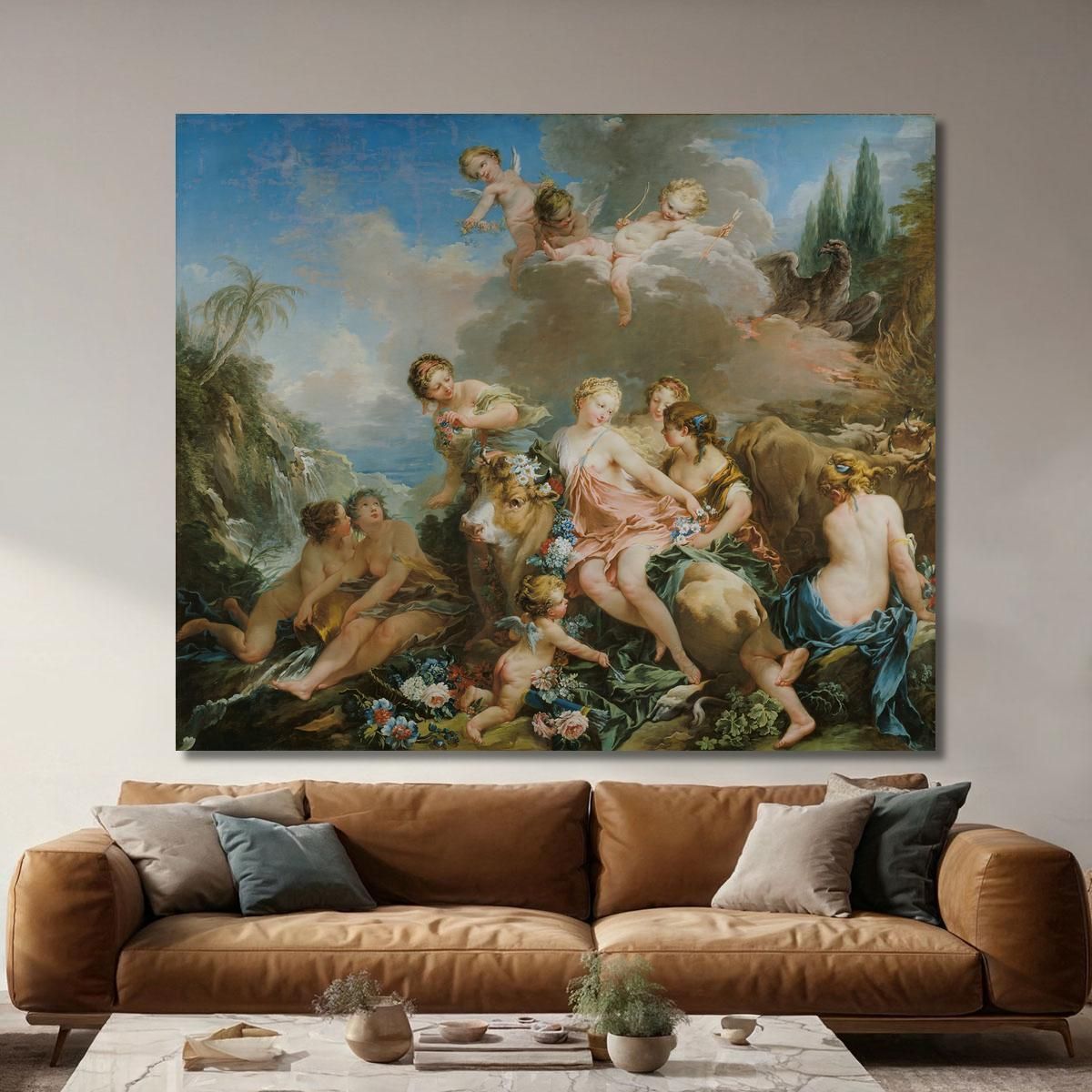 Il Ratto D'Europa François Boucher fbc97 quadro stampa su tela