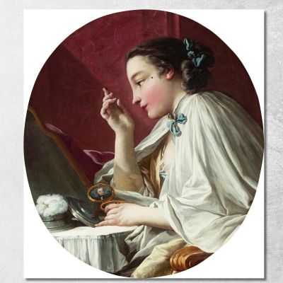 Una Signora Al Suo Bagno François Boucher fbc105 quadro stampa su tela