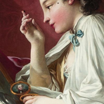 Una Signora Al Suo Bagno François Boucher fbc105 quadro stampa su tela